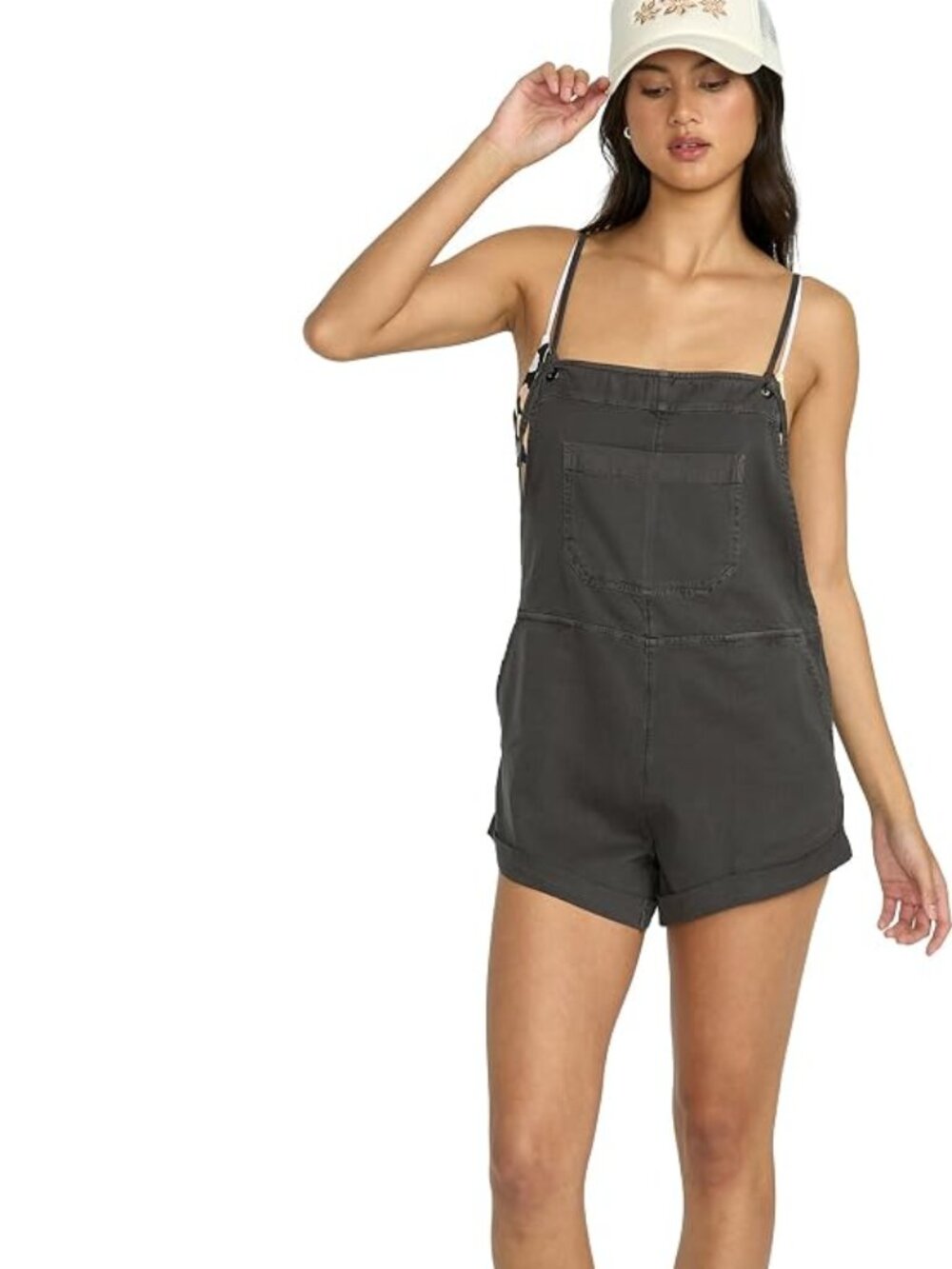 Billabong Women's Wild Pursuit Cotton Twill Blend Romper NWT